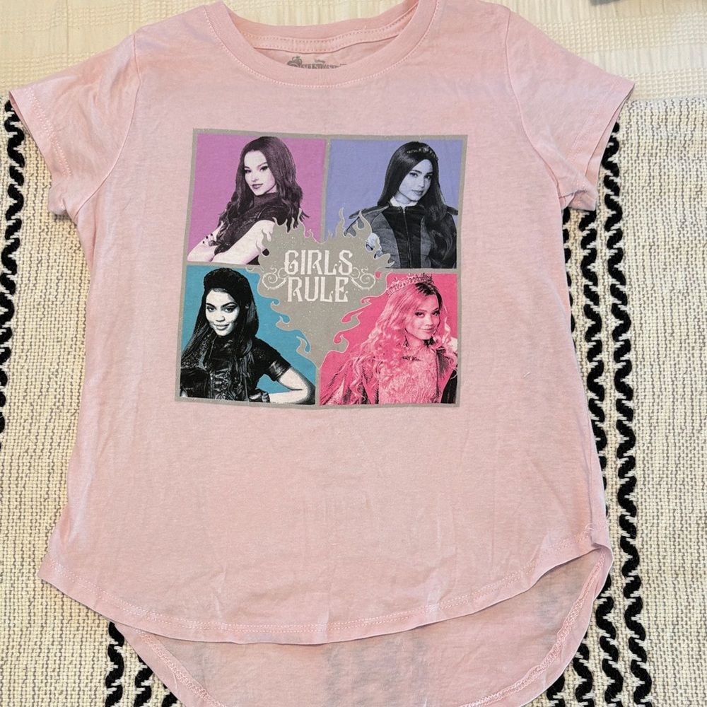 Disney Pink 'Girls Rule' Graphic Tee